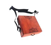 LeeQinersw Cajon Shaker Small 15cm Music Instrument Compact Wearable Box Drum