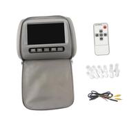 LeeQinersw Car Headrest Pillow Accessories Multilingual Menu, Gray