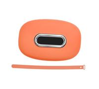 LeeQinersw Car Tissue Holder Silicone Universal Napkin Organizer Travel Accessories Premium Backseat Tissue Box Hanging Napkin Case, Orange