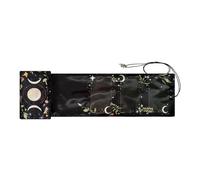 LeeQinersw Card Holder, Case for Playing Cards And Tarots with Layout Pattern Accessories Gift Storage Box Storage Pouch, Triple phase moon
