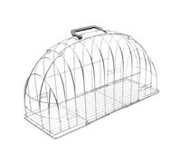 LeeQinersw Cat Bathing Cage Box Pet Sturdy Stainless Steel Double Door Versatile Design Suitable for Washing Brushing Grooming Home, L