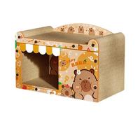 LeeQinersw Cat Box Cats Bed Corrugated Cat Cardboard Box for Small Animals Cat Bunny