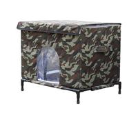 LeeQinersw Cat House for Outdoor Cats Stray Cat Shelter Versatile Oxford Cloth Elevated Feet