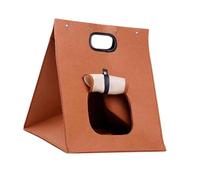 LeeQinersw Cat Hut Tent with Handle, Compact Cat House for Kittens And Cats, 40cmx40cmx48cm