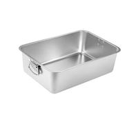 LeeQinersw Cat Litter Tray Kitten Litter Pan High Side Sturdy Easy to Clean Kitten Sandbox Cat Potty Toilet for Bunny, M