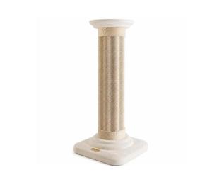 LeeQinersw Cat Roman Column Cat Scratcher Cat Climbing Post Cat Scratch With Perch Corrugated Paper Wrap Stable Square Base Vertical Exercise Suitable for indoor cats apartments living room corners