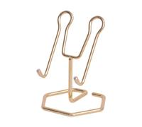 LeeQinersw Cell Phone Holder Cellphone Mount Gift Portable Stable Metal Wire Phone Stand Display for Living Room Bedroom Home Desk Table, Gold
