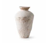 LeeQinersw Ceramic Vase with Frosted Finish Textured Tapered Ceramic Vase Minimalist Vessel for Decorators, Lovers, Entryway Table