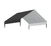 LeeQinersw Chicken Coop Cover Oxford Cloth Waterproof Outdoor Shade Cloth Easy to Install Tarp for House Weather Resistant Suitable for Balcony Rooftop, Black 110x145cn