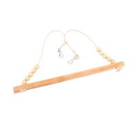 LeeQinersw Chicken Swing Parrot Perch 4ft Rope Chewing Coop Accessories Chicken Wood Stand
