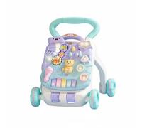LeeQinersw Children Activity Activity Table Stand Toy with Non Slip Wheels and Detachable Learning Panel for Safe Practice Suitable for First Steps Indoor Play, Blue Piano Battery