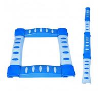 LeeQinersw Children Balance Board Modular Stepping Stones Sensory Training Toy With Interlocking Curved Sections And Anti Slip Foot Pads For Balance Exercises, Blue, Straight And Pier