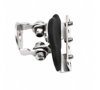 LeeQinersw Clamp-on Auxiliary Light Bracket Heavy-Duty Iron Auxiliary Lamp Mounting Bracket for Vehicles, Silver