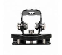 LeeQinersw Clamp-on Auxiliary Light Bracket Heavy-Duty Iron Auxiliary Lamp Mounting Bracket for Vehicles, Black