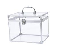 LeeQinersw Clear Acrylic Makeup Storage Box for Toiletries And Cosmetics, Clear