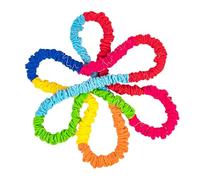 LeeQinersw Cooperative Stretch Band Movement Exercise Prop Elastic Fleece Sensory Integration Kids Equipment with Soft Rubber Tube Suitable for Group Team Play S, 2m