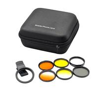 LeeQinersw Coral Lens with Storage Bag,Underwater Photography Accessories,Phone Camera Lens Kit,Clip on