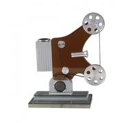 LeeQinersw Decorative Art Display Retro Cinema Model Ornament Sculpture Crystal Metal With Film Reel Accents And Minimal Visual Footprint suitable for office, Orange