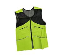 LeeQinersw Dog Handler Training Vest Windproof Mesh Polyester Multi Pockets Zipper Vest Sleeveless Coat Comfortable Lightweight for Pet Agility Obedie, Green, XXXL