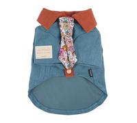 LeeQinersw Dog Shirt with Tie, Soft Pet Costume, Easy to Put on, Comfortable, Warm, Vintage Design, Autumn-winter Outfit, XL