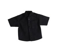 LeeQinersw Doll Miniature T Shirt Classic Short Sleeves Cloth Cosplay Action Figure Accessory Realistic Outfit Suitable for Doll Enthusiasts Home Decor Creative, Black