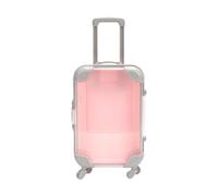 LeeQinersw Dollhouse Storage Case for Mini Suitcases And Toys, Pink