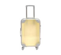 LeeQinersw Dollhouse Storage Case for Mini Suitcases And Toys, Yellow