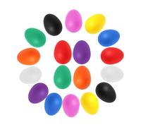 LeeQinersw Egg Rattle Set, Musical Hand Percussion Rattles, Noise Makers for The Classroom, Egg-shaped Musical Instruments for Music Rhythm, 18pc