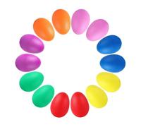 LeeQinersw Egg Rattle Set, Musical Hand Percussion Rattles, Noise Makers for The Classroom, Egg-shaped Musical Instruments for Music Rhythm, 14pc