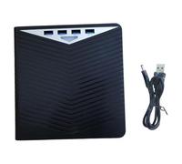 LeeQinersw External CD Drive Duplicator USB 3.0 Type C Interface Read Speed DVD 8x CD 24x Versatile Professional Black Recorder Writer