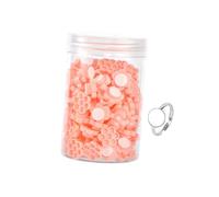 LeeQinersw Eyelash Glue Cups Lash Glue Holder Eyelash Extension Honeycomb Flower Pallet Eyelash Cup Tool Compact Design Suitable for, Flower Pink