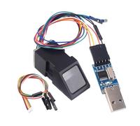 LeeQinersw Fingerprint Reader Module,Sturdy Compact Lightweight for Locks Serial Communication Interface Door Lock Access Control, AS608 TTL board Line