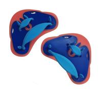 LeeQinersw Fins Swim Hand Paddles Gear Tools Accessories With Hollow Vent Design And Molded Contours For Water Feel And Improved Catch Suitable for swim coaching performance, Dark Blue Red, One Size