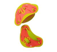 LeeQinersw Fins Swim Hand Paddles Gear Tools Accessories With Hollow Vent Design And Molded Contours For Water Feel And Improved Catch Suitable for swim coaching performance, Orange Yellow, One Size