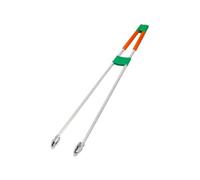 LeeQinersw Garden Leaf Cleaning Trash Tong Litter Pick up Tong Trash Garbage Picker Grabber, Orange