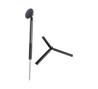 LeeQinersw Golf Tripod with Smartphone Mount Telescopic Versatile Simple Assembly 11.6-47.6inch Aluminum with Ground, Silvery Ground Spike