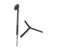 LeeQinersw Golf Tripod with Smartphone Mount Telescopic Versatile Simple Assembly 11.6-47.6inch Aluminum with Ground, Black Ground Spike