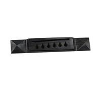 LeeQinersw Guitar Bridge for Six-string Guitars - Spare Part, Compact And Easy to Assemble, A Ebony