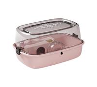 LeeQinersw Hamster Habitat with Removable Lid, Ventilated Space for Small Animals Like Gerbils And Bunnies, pink