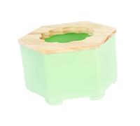 LeeQinersw Hamster Sand Bath, Hamster, Pet Toilet, Bathing Sand Basin, Small Cat Toilet for Rat Cages, Accessories for Squirrels, Green