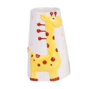 LeeQinersw Hamster Water Bottle Holder Base Auto Dispenser for Small Pets with Giraffe Design, Yellow
