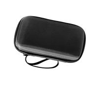 LeeQinersw Hard Case for Outdoor Speaker Storage Bag Zipper Waterproof Speaker Protection Scratch Resistant Black Travel Hard Organizer