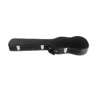 LeeQinersw Impact-Resistant Molded Guitar Case, Black, Black