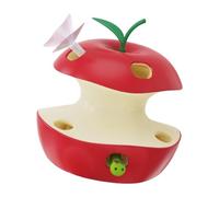 LeeQinersw Interactive Cat Toy Automatic Cats Toy Pet Supplies Intelligent Electronic Whack A Mole, Red