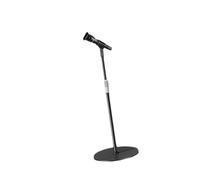 LeeQinersw Karaoke Ready Mic Stand with Pedestal and Adjustable Features, without Holder Tray