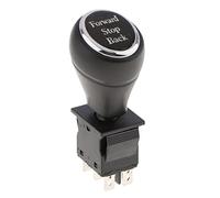 LeeQinersw Kids Ride Toy Car Joystick Power Switch Forward Stop Back 6P 3Mode DIY Black