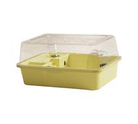 LeeQinersw Large Hamster Cage, Hamster House with The Top to Be Opened, Pet Needs, Exercise Play House for Guinea Pigs, Small Animals, Mice, yellow