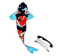 LeeQinersw Large Koi Fish Kite Creative Giant Carp Kite for Activities Outdoor Backyard