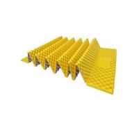 LeeQinersw Lightweight Folding Camping Mat | Compact, Foam Mat, for Tent, Backpackers, Hikers, Yellow, Aluminum Film