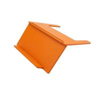 LeeQinersw Mahjong Card Holder Card Stand Rule Sheet Holder Tabletop Game Accessory PLA Material Foldable Hooked Support Portable Design suitable for home game nights club, Orange